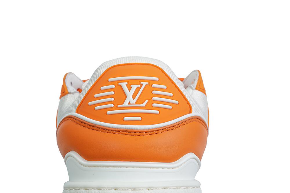 PK God Louis Vuitton Trainer Maxi orange RETAIL MATERIALS READY TO SHIP